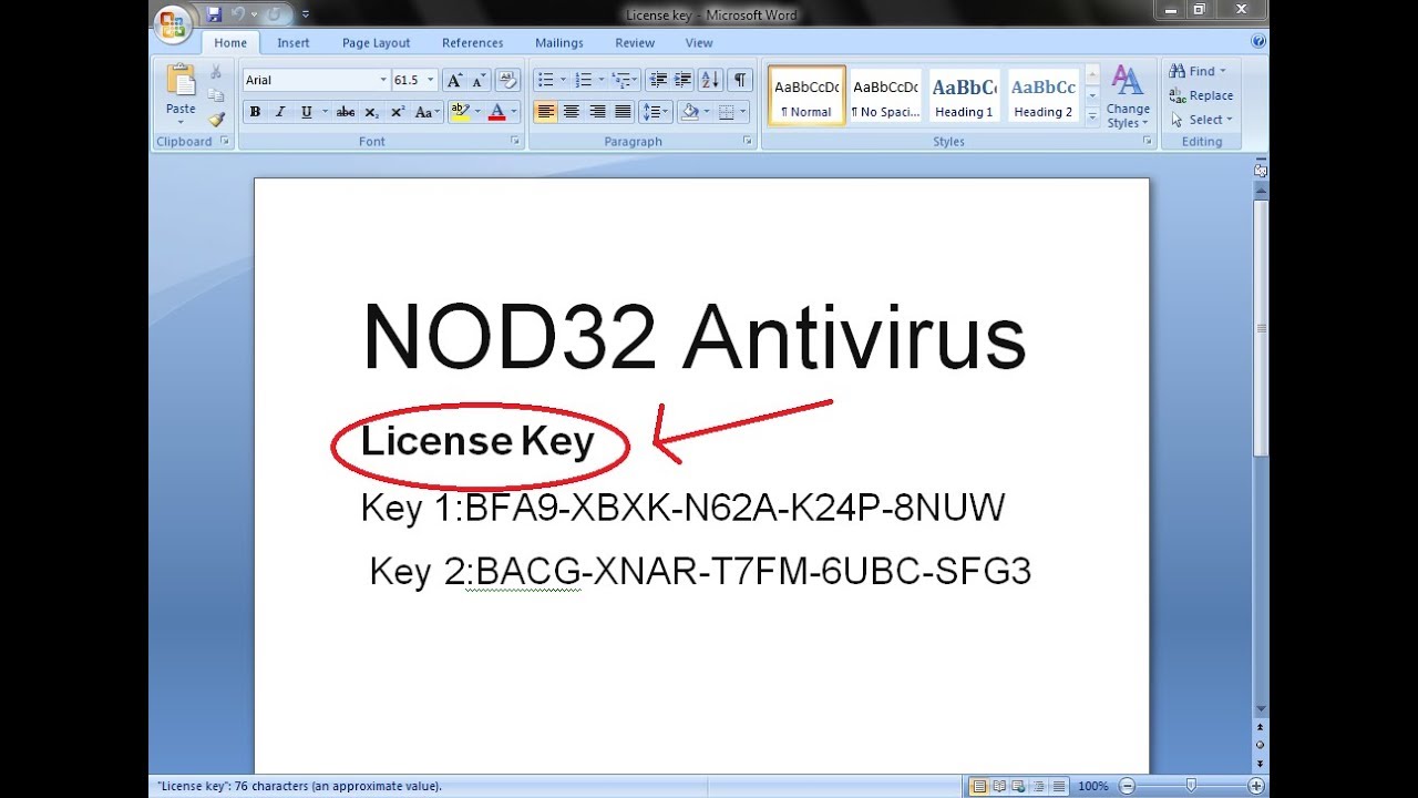 Eset Nod32 Antivirus 9 Activation Key Free